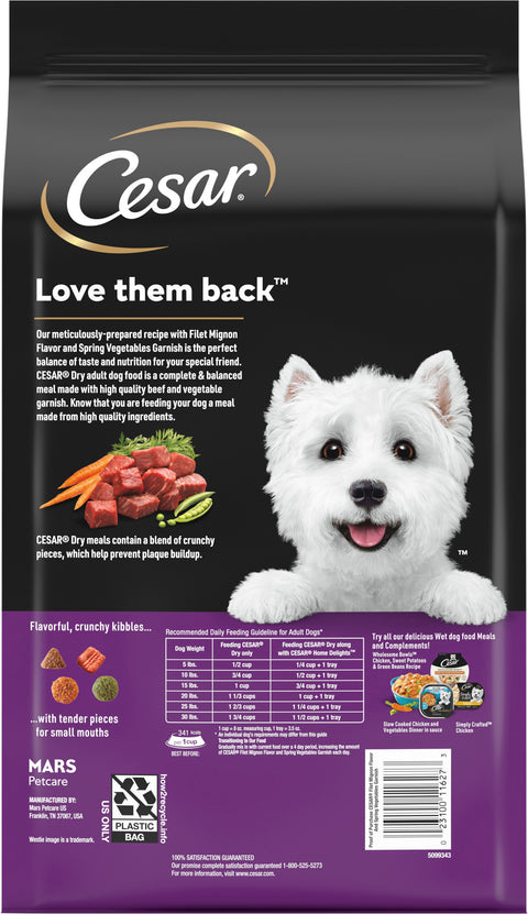 Cesar Gourmet Filet Mignon Flavor Food for Dogs 5.0 lb
