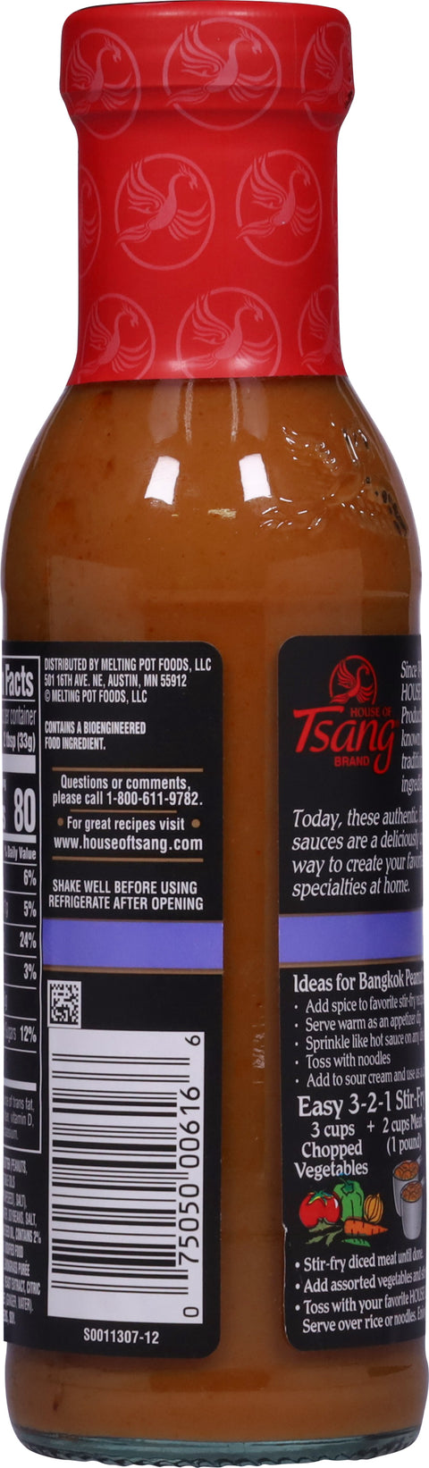 House Of Tsang Bangkok Peanut Sauce 11.5 OZ