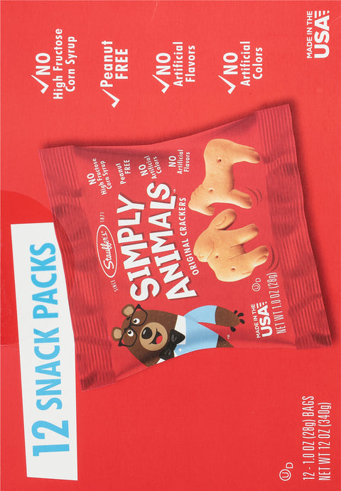 Stauffer's Simply Animals Original Crackers 12