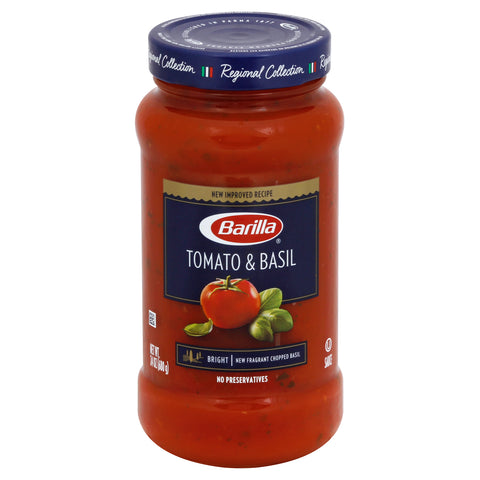 Barilla Tomato & Basil Sauce 24 oz - 8 Pack