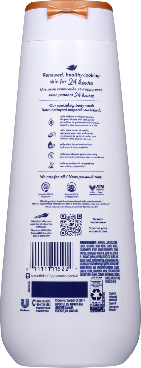 Dove Body Wash Shea Butter 20 FZ