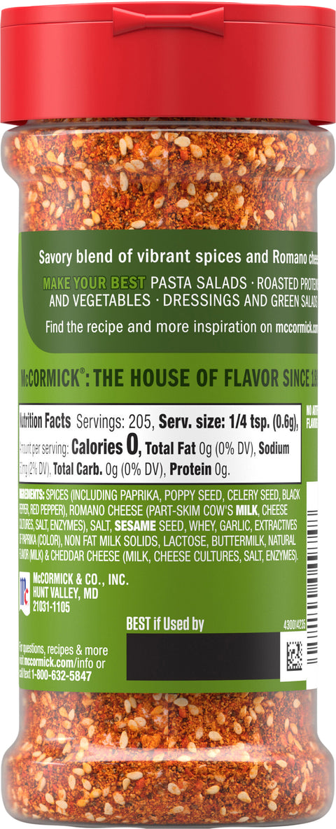 Mccormick Perfect Pinch Salad Seasoning - 4.34 OZ 6 Pack
