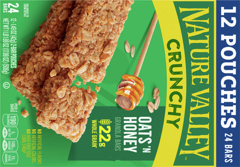 Nature Valley Crunchy Oats 'N Honey Granola Bars Value Pack 17.8 OZ