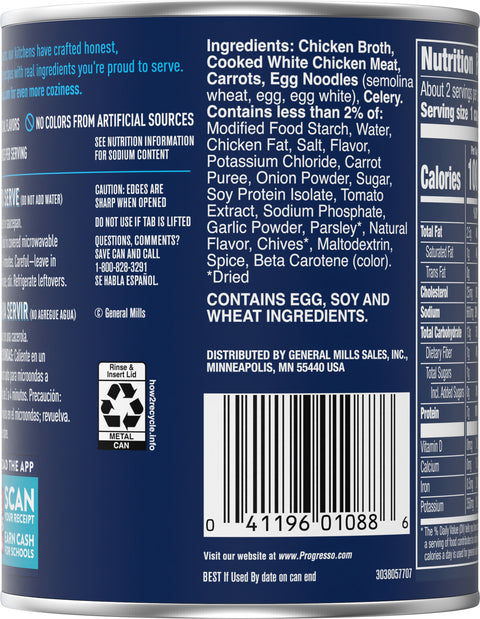 Progresso Traditional Soup Chicken Noodle 19 OZ