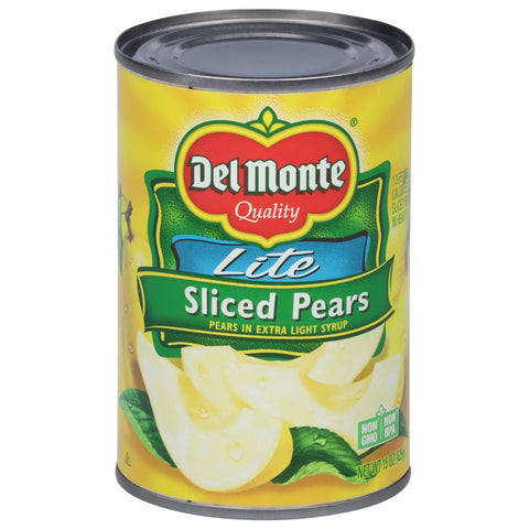 Del Monte Lite Sliced Pears 15 OZ