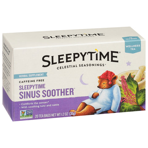 Celestial Seasonings Sleepytime Sinus Soother Herbal Tea 20 CT