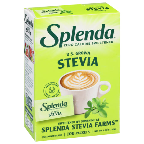Splenda Zero Calorie Stevia Sweetener 100 ea