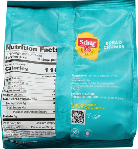 Schar Gluten-Free Bread Crumbs 8.8 oz