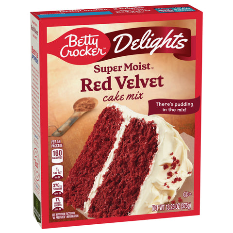 Betty Crocker Super Moist Red Velvet Cake Mix 13.25 OZ