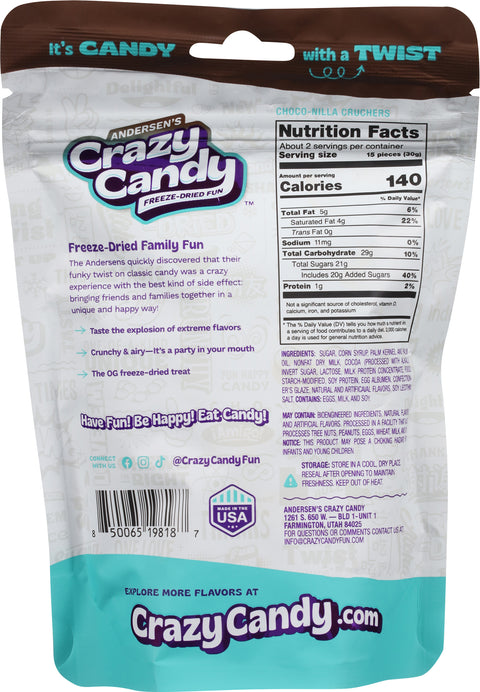 Crazy Candy Chocolate-Nilla Crunch Nougat 2.0 oz