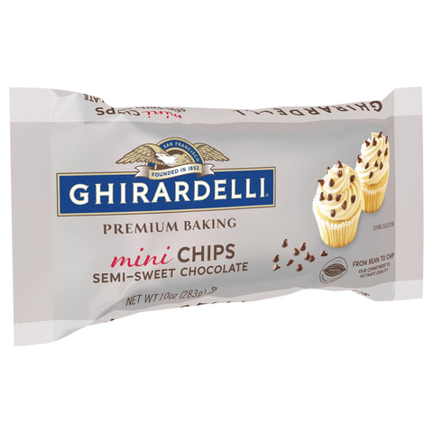 Ghirardelli Semi-Sweet Chocolate Mini Baking Chips 10 OZ