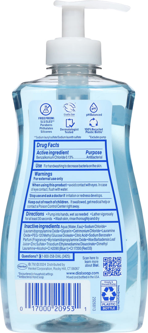 Dial Spring Water  Liquid Hand Soap 11 FZ