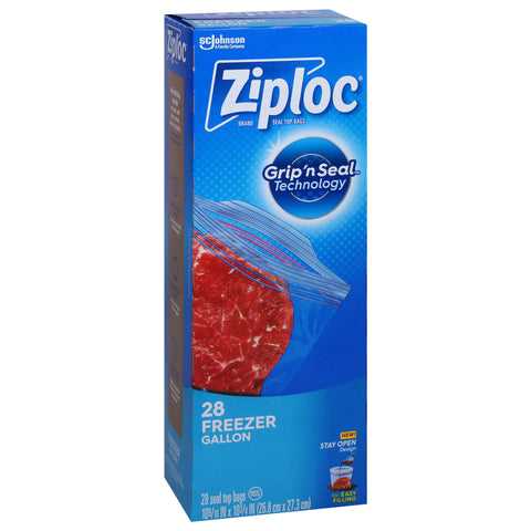 Ziploc Storage Bags Freezer Gallon 28 CT
