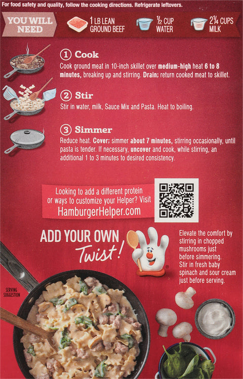 Hamburger Helper Deluxe Beef Stroganoff 5.5 OZ