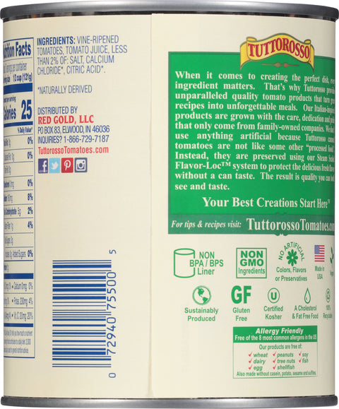 Tuttorosso Diced Tomatoes 28 OZ