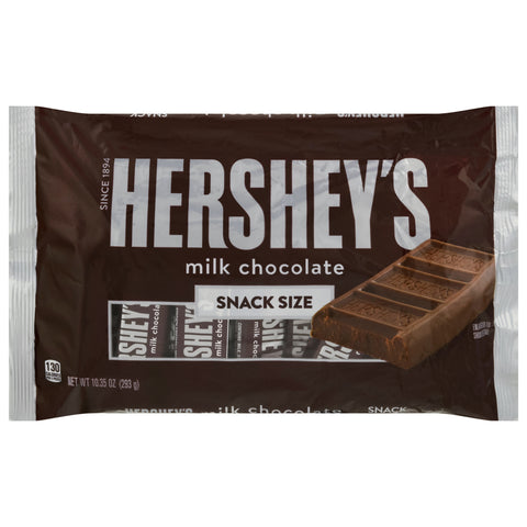 Hershey's Milk Chocolate Bar Snack Size 10.35 OZ