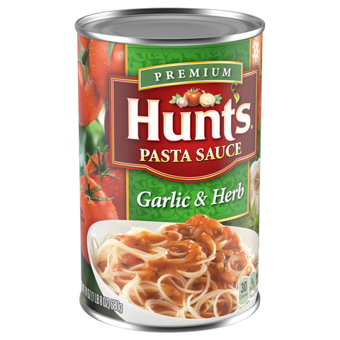 Hunt's Pasta Sauce Garlic & Herb 24 OZ