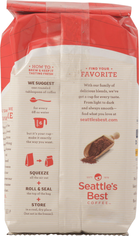 Seattle's Best Coffee Light Roast Ground 100% Arabica Lighthouse Blend Coffee 12 oz
