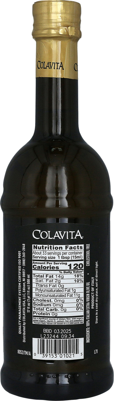 Colavita Premium Extra Virgin Olive Oil 17 FZ