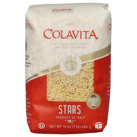 Colavita Stars (Stelle) Pasta 1Lb - 20 Pack