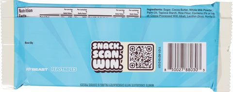 Feastables Cookies & Creme White Chocolate 2.1 oz