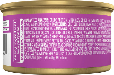 Fancy Feast Tender Beef & Liver Feast 3 OZ