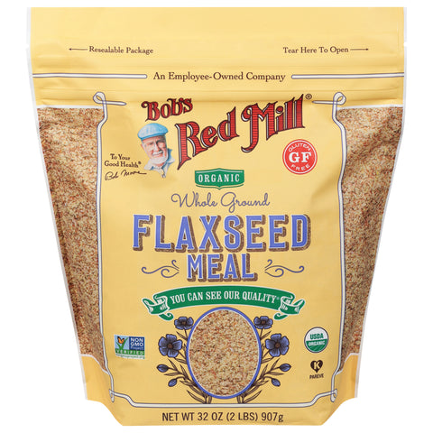 Bob's Red Mill Organic Gluten Free Whole Flaxseed Meal 32 OZ