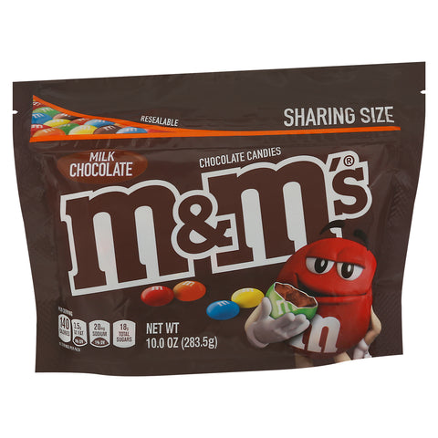 M&M's Milk Chocolate Chocolate Candies Sharing Size 10.0 oz