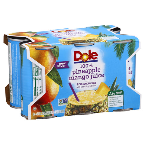 Dole 100% Pineapple Mango Juice 36 FZ