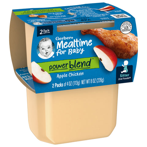 Gerber 2nd Foods Apples & Chicken 8 OZ