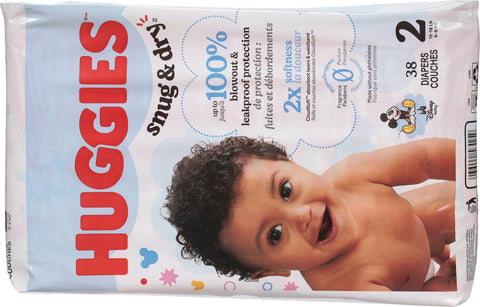 Huggies Snug & Dry Disney Baby Size 2 Diapers (12-18 lbs (5-8 kg)) 38 Each