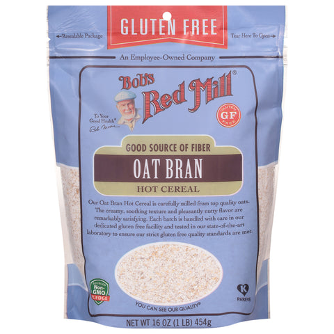 Bob's Red Mill Gluten Free Oat Bran Hot Cereal 16 OZ