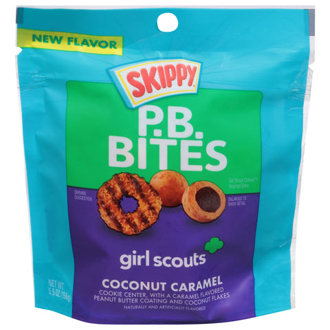 Skippy Girl Scouts Coconut Caramel P.B. Bites 5.5 oz - 8 Pack