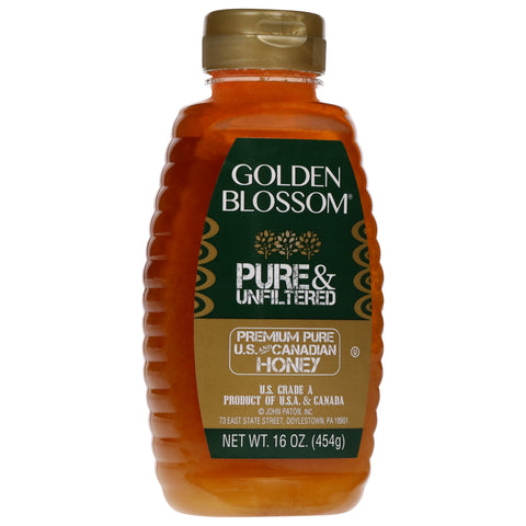 Golden Blossom Pure & Unfiltered Honey 16 oz