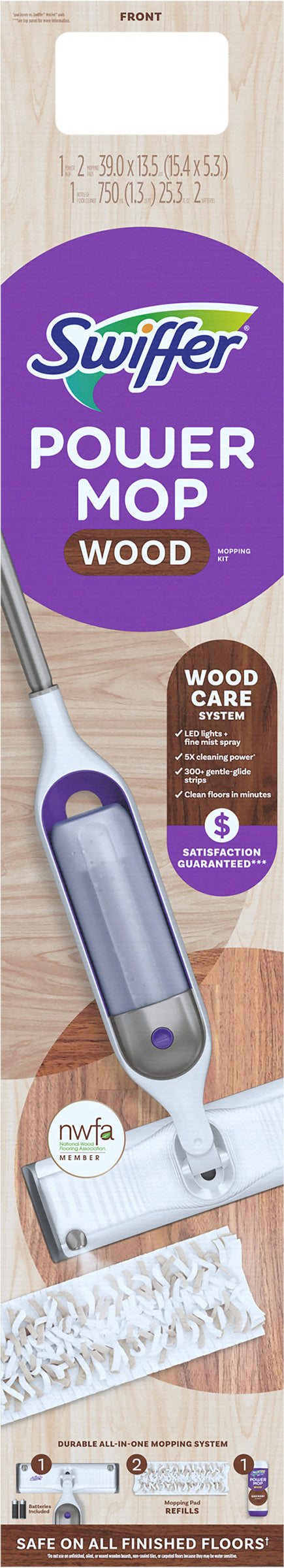 Swiffer Power Mop Wood Starter Kit 4 CT