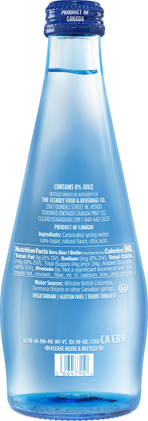Clearly Canadian Water Beverage Mountain Blackberry 11 FZ