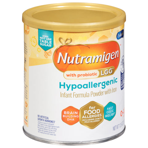 Nutramigen 0-12 Months Hypoallergenic Powder with Iron Infant Formula 12.6 oz