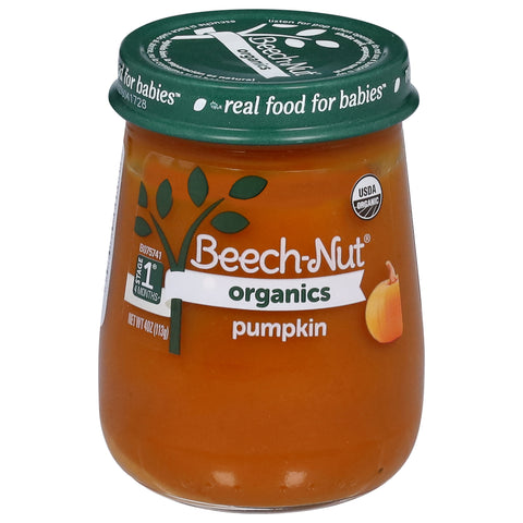 Beech-Nut Organics Stage 1 (4 Months+) Pumpkin 4 oz - 10 Pack
