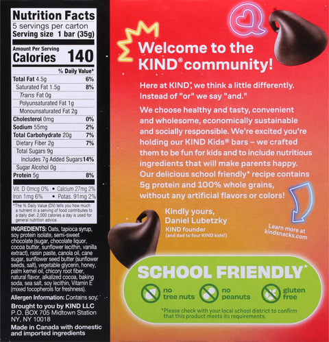 Kind Kids Chocolate Chip Bar 5