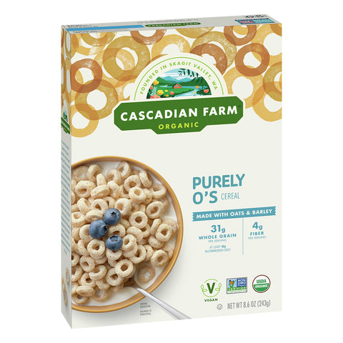 Cascadian Farm Organic Purely O's Cereal 8.6 OZ