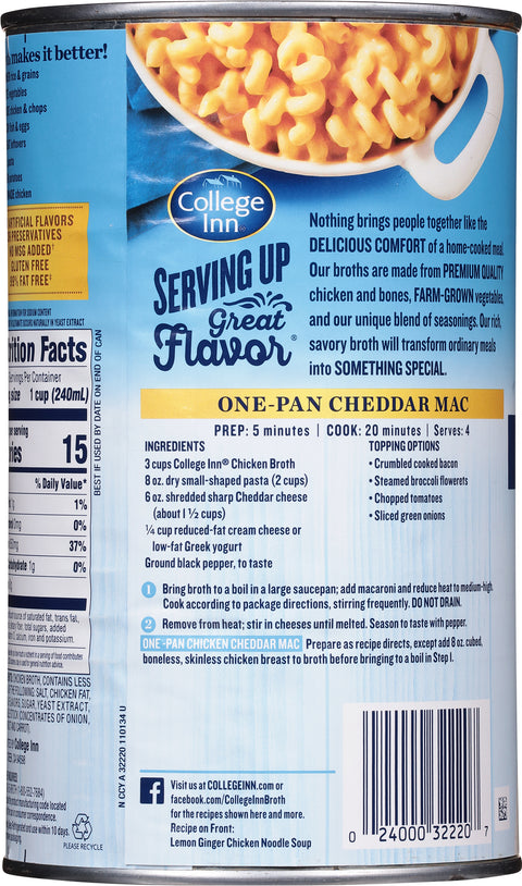 College Inn Broth Chicken 48 OZ