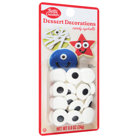 Betty Crocker Candy Eyeballs Dessert Decorations 0.8 OZ
