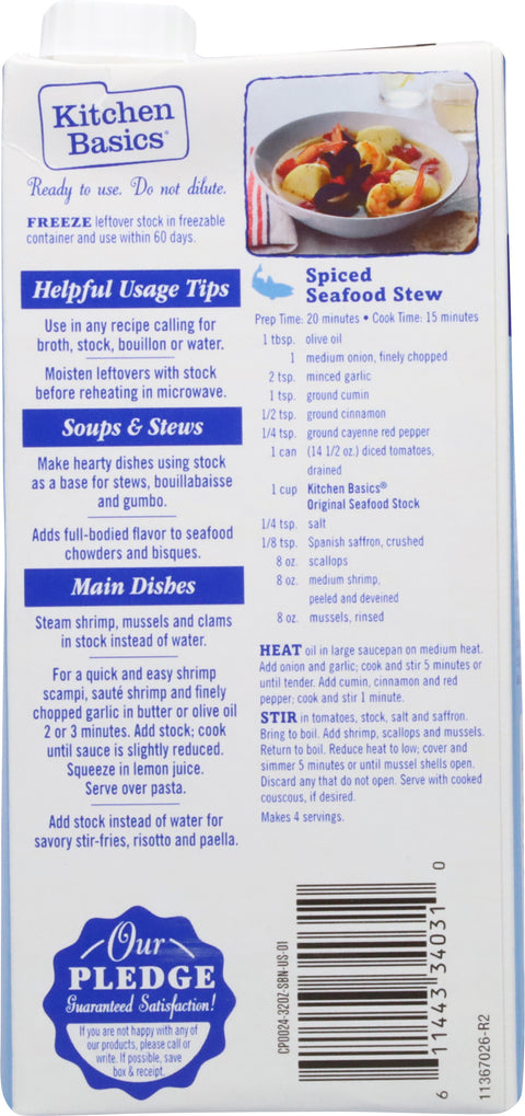 Kitchen Basics Seafood Stock 32 OZ
