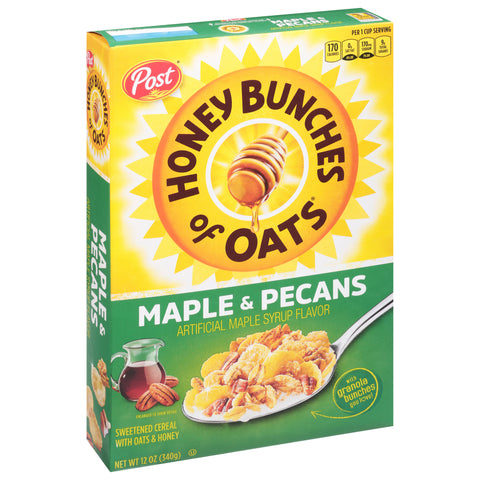 Honey Bunches of Oats Maple & Pecans cereal 12 OZ