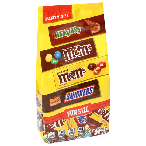 Mars Wrigley Candy Party Size Fun Size 19.2 oz