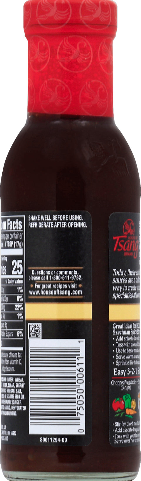House Of Tsang Szechuan Spicy Stir Fry Sauce 11.5 OZ