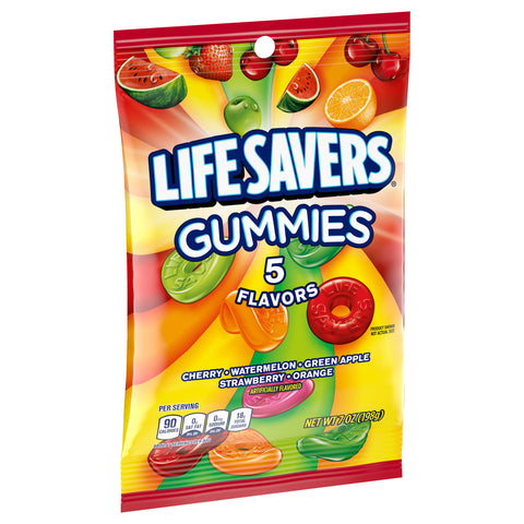 Lifesavers Candy Gummies 5 Flavor 7 OZ