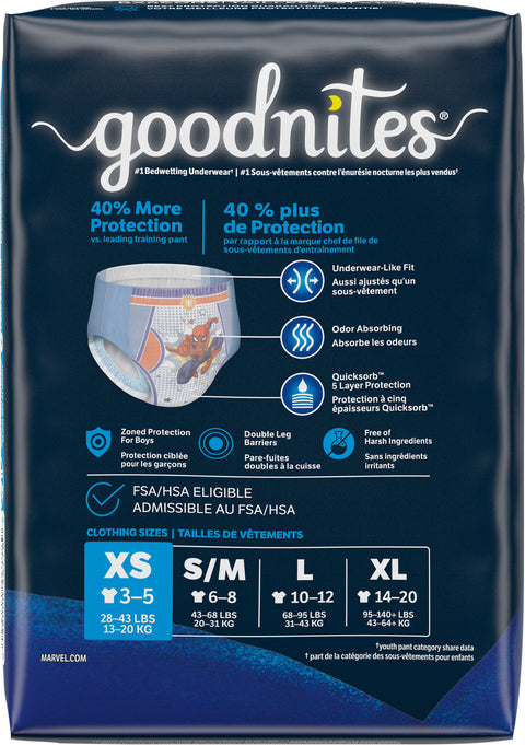 Goodnites Nighttime Underwear 15 CT