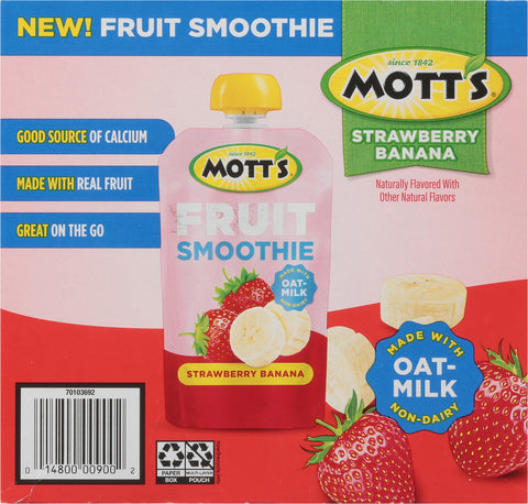 Mott's Strawberry Banana Fruit Smoothie 8
