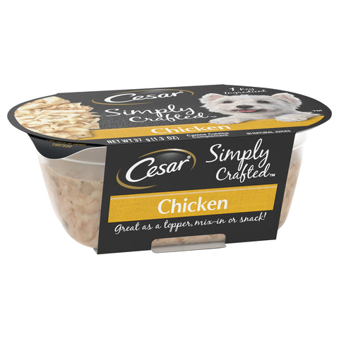 Cesar Simply Crafted Chicken Dog Food 1.3 OZ